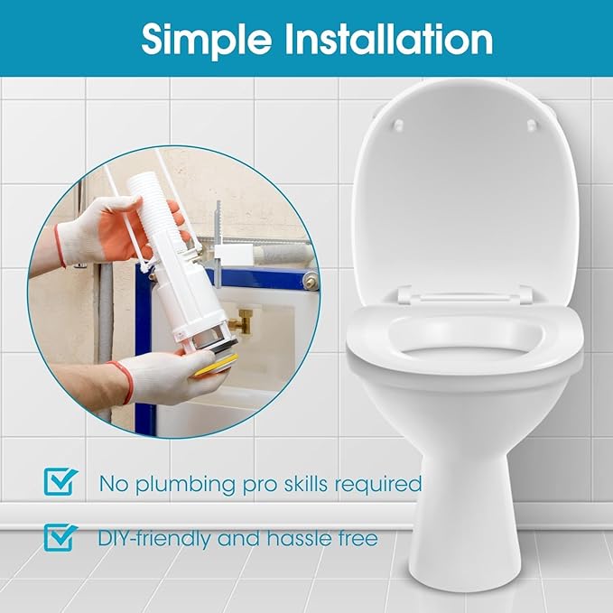 5 Pcs Flush Valve Seal for Kohler Toilets GP1059291 2475620 Upgraded Silicone Seal Kit Compatible with Kohler Canister Flush Valve Seal, Chemical Resistant, Parts for Toilets Tank Canister Gasket Kit