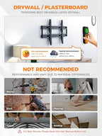 Mecurate Stud Finder Wall Scanner Sensor - 5 in 1 Electronic Stud with LCD Display & Audio Alarm for Wood AC Live Wire Metal Studs Detection Joist Pipe