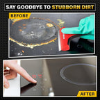 DIYSELF Razor Blade Scraper, 1 Pack Scraper Tool with 10pcs 4-Inch Blades, Razor Scraper for Cleaning Glass, Window, Stove Top, Oven, Kitchen, Cooktop, Shower Door, Sticky Residue, Tile, Wallpaper