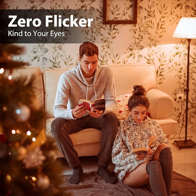 dalattin A19 LED Light Bulbs 60 Watts Equivalent Bulbs,800 LM,Non-Dimmable,Efficient 9W Energy Saving Lights for Living Room,Office,80+ CRI,120V,UL Listed (Soft White 2700k, 10 Counts)