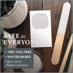 AMY HOWARD AT HOME Chalk-Based One Step Paint for Furniture, Cabinetry, Decor, Finish, and More | No Stripping, Sanding, or Priming | Ultra-Light Base | 32 Ounce | Parisian Gray