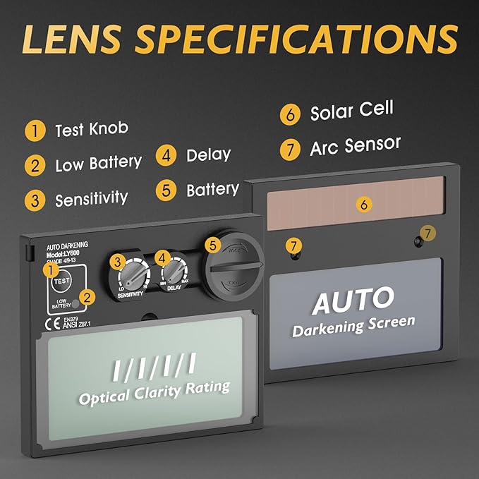 TOOLIOM Welding Helmet Auto Darkening Solar Powered with Adjustable Shade 4/9-13 for TIG MIG ARC Flaming Skull Design Welder Mask