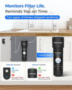 Waterdrop 10UB Under Sink Water Filter, Reduces PFAS, PFOA/PFOS, Lead, Chlorine, Bad Taste, NSF/ANSI 42 Certified, 11K Gallons, Easy Installation