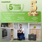 Huepar Electronic Self-Leveling Rotary Red Laser Level Kit - 360 Horizontal Laser Beam Interior/Exterior Rotating Laser Level Tool with Receiver, Protective Glasses, Li-ion Battery, Hard Case RL300HR