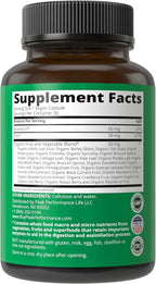 Vegan Zinc Supplement with Vitamin C + Whole Food Blend of 25 Vegetables and Fruits for Max Absorption. Zinc Supplements Zinc 30mg Capsules, Pills, Tablets, Vitamins for Adults Both Men and Women