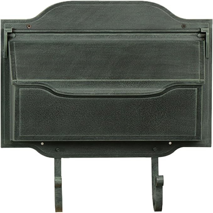 Special Lite Contemporary Horizontal Wall Mount Mailbox - Verde Green Aluminum Mailbox for Wall Mount - SHC-1002-VG