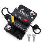 E9 100 Amp Circuit Breaker 12V - 72V DC with Manual Reset | UL Certified Waterproof IP67 | Surface Mount 100A Switch Button with LED Indication