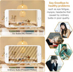 A19 Frosted Vintage LED Edison Bulbs 40W, E26 Dimmable LED Filament Light Bulbs, 2700K Warm White,4W Equivalent 40W,400LM, AC120V, A19 Frosted Light Bulbs with 90 CRI,6Pack