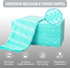 Disposable Dish Cloths,Multi use Reusable Cleaning Cloth,Machine Washable J Cloth,Heavy Duty Handy Cleaning Wipes 11.8" X 19.6" (Green 150 Count)