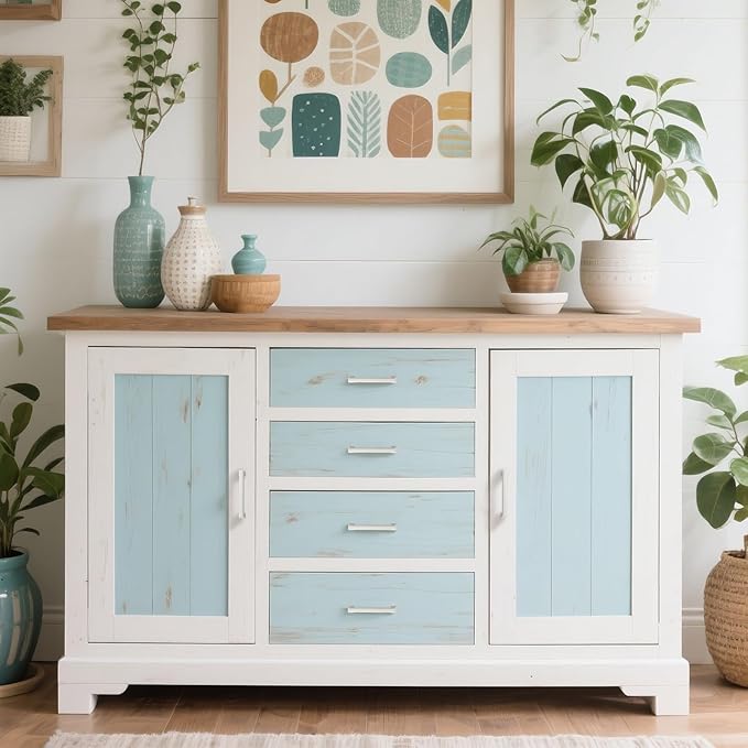 10 Pack 5 Inch(128mm) Hole Center Matte White Modern Cabinet Pulls Kitchen Cabinet Handles Kitchen Cabinet Hardware Timeless Drawer Pulls for Dresser Cupboard Wardrobe, Matte White(5x10)