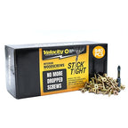 Velocity Interior 1 Inch Wood Screws Contractor Pack (Size #8, 840 Pcs) – Self Tapping Screws with Phillips Bits, Stick Tight Technology, Carbon Steel with Zinc Plating, Durable Storage Organizer