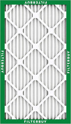 Filterbuy 15x25x1 Air Filter MERV 8 (MPR 700) Dust Defense Replacement (6-Pack), Electrostatic Pleated HVAC AC Furnace Filters, Made in USA (Actual Size: 14.50 x 24.50 x 0.75)