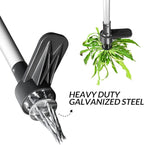 Walensee Upgraded Weed Puller, Stand Up Weeder Hand Tool, Long Handle Garden Weeding Tool with 5 Claws, Hound Weed Puller for Dandelion, Standup Weed Root Pulling Tool and Picker, Grabber (1 Pack)