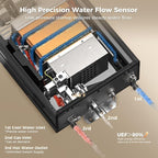 CAMPLUX Climatech 7 Tankless Water Heater Propane 4.22 GPM, 102000 BTU On Demand Instant Tankless Hot Propane Water Heater Indoor, LPG, White, CA422W