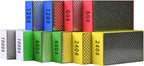 10pcs Diamond Hand Polishing Pads for Ceramic Tile Glass Grinding,Sanding Blocks Polishing 60#,120#,240#,400#,1000#