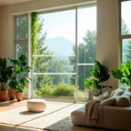 8 Pack Window Security Bars Adjustable 23.6-43.3 Inch Extendable Tension Rods Sliding Glass Door Lock Stick Security Bars with Rubber Tips for Inside Windows Bathroom Cupboard RV Refrigerator 1.2''