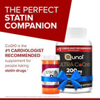 Qunol CoQ10 200mg Softgels, Ultra CoQ10 - Ultra High Absorption Coenzyme Q10 Supplements - Antioxidant Supplement for Vascular and Heart Health & Energy Production, 90 Count