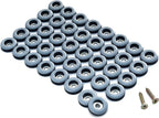 1" Screw on Furniture Glides Sliders-Furnigear PTFE (Teflon) Chair Leg Movers Sliders for Carpet and Hardwood Surface - Move Your Furniture Easy & Safely - Best Floor Protector (40pack)