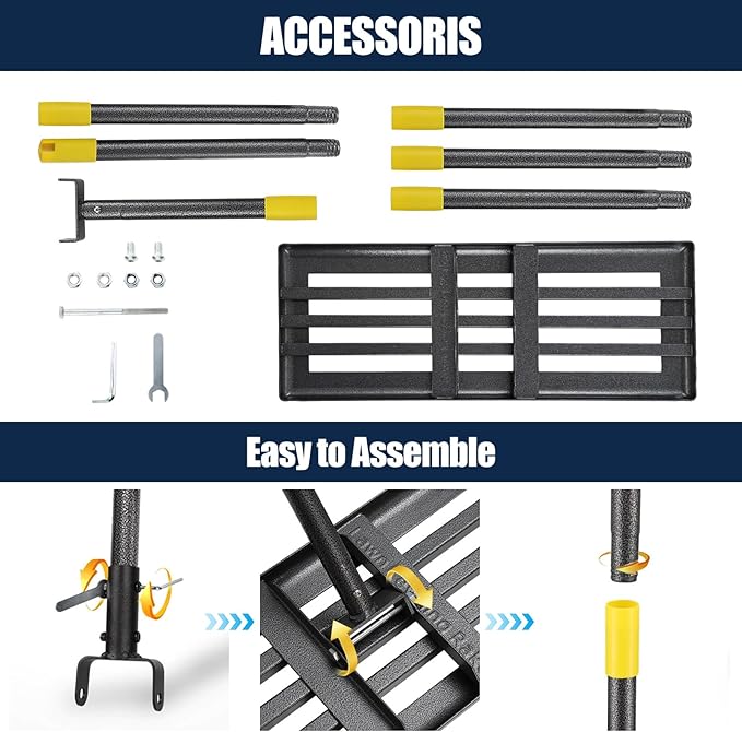 Extra Wide 30" Leveling Rake for Lawn Care - 60in Extendable Stainless Steel Handle with Ergonomic Grip | Professional Grass Leveling Tool for Golf Courses, Soccer Fields, Backyard Turf Maintenance