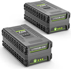 2 Packs 80V 3.5Ah Lithium Battery Replace for Greenworks 80V Battery GBA80400 GBA80250 GBA80200, 3500mAh High Capacity, Fit for Greenworks 80 Volt Power Tools PW80L420 TL80L00 LMB407