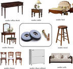 1-1/2" Screw on Furniture Sliders-Furnigear Heavy Duty PTFE (Teflon) Chair Leg Slides Glides Move Your Furniture Easy & Safely - Best Floor Protector(Grayish Blue-20pack)