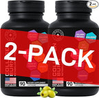 Thermogenic Multi Collagen Burn Capsules - Hydrolyzed Collagen Peptides Plus Hyaluronic Acid - Advanced Collagen Complex Type I, II, III, V, X Collagen for Cellulite - 2-Pack, 180 Collagenic Burn Caps