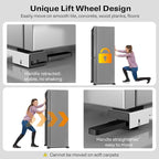 Appliance Rollers Heavy Duty,Newest Extendable Appliance Sliders,Liftable Washing Machine Base,Easily Move Washer and Dryer Machines,Refrigerators,Furniture-White