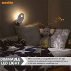 Sunlite 40001 Incandescent Petite Flame Tip Chandelier Light Bulb, 7 Watts, Candelabra Base (E12), Dimmable, for Chandeliers, Sconces, Fixtures, 12 Count