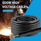 200ft 10/3 10 AWG Portable Power Cable (3 Conductor) - SOOW 600V 10 Gauge Electric Wire for Motor Leads, Portable Lights, Battery Chargers and Machinery - 3 Conductor - 200 Feet Electrical Cord
