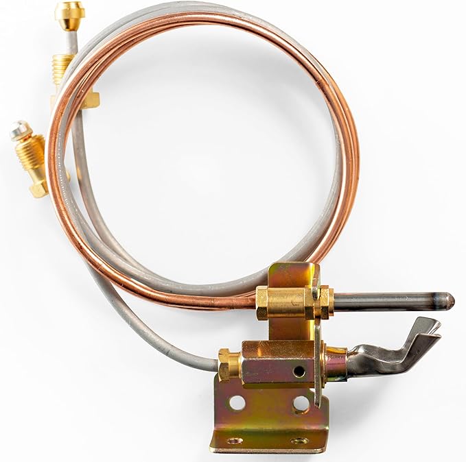 Water Heater Pilot Assembly, 24'' Pilot Thermocouple for Gas Water Heaters, Fits Desa, NR, Sears, Remington, Reddy, All-Pro, Universal
