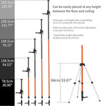 Telescoping Pole, Telescoping Laser Level Support Pole with Tripod and Mount for Lasers Level of Rotary and Line Lasers