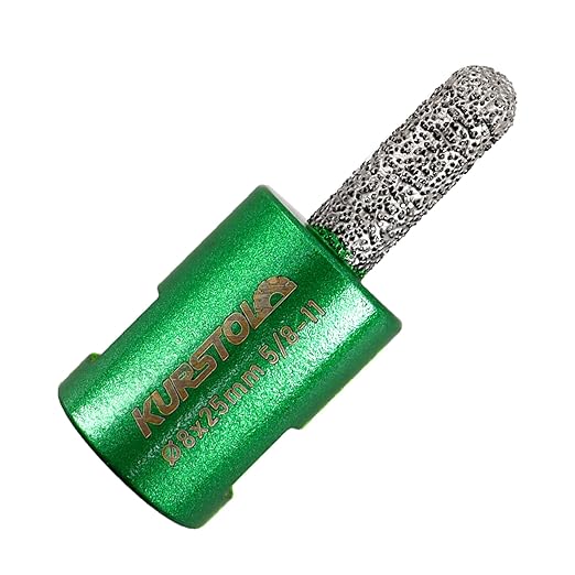 Diamond Mortar Raking Bit - 5/16" x 1" with 58-11 Thread for Brickwork Joint Mortar Removal Masonry,Stone,Concrete Angle Grinder Bit