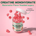Creatine Monohydrate Gummies 5000mg for Men & Women, Creatine Monohydrate for Muscle Strength, Muscle Builder, Energy Boost, Pre-Workout Supplement(120 Count)-Watermelon Flavor