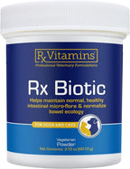 Rx Vitamins Rx Biotic - Probiotic Powder for Dogs and Cats - Cat Digestive Support & Probiotic for Dogs Gut Health - Cat Probiotics for Indoor Cats - Dog Probiotics for Digestive Health - 2.12oz