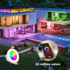 inShareplus 10 Pack 2 Inch Smart Recessed Lighting, WiFi LED Downlight 5W 120V, Dimmable RGBCW 2700-6500K Color Changing, Compatible with Alexa/Google, Ceiling Lights with LED Driver