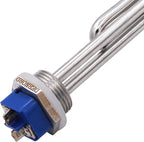 DERNORD 2500W 208V Screw-In Foldback Water Heater Element - Low Watt Density