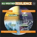 RAINDEWAY Tarps Heavy Duty Waterproof 5x10 Feet,10.5 Mil Waterproof Tarps for Outdoors,Multipurpose Poly Tarp Cover with Metal Grommets and Reinforced Edges,Green/Blue