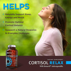 OmniBiotics Cortisol Supplement for Women and Men, High Cortisol Manager with Ashwagandha, L-Theanine, Magnolia Extract, Phosphatidylserine to Support Relaxation, Calm, Detox, 60 Vegan Capsules