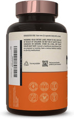 Live Conscious Magwell Magnesium Zinc & Vitamin D3 - Magnesium Glycinate, Malate, & Citrate - Triple Supplement for Women & Men - for Sleep, Bone, Heart, Immune Support - 120 Caps