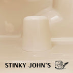 Stinky John's Tall Toilet Bolt Caps: Don't Cut Those Bolts! 100% Made in USA, Toilet Bolt Caps, Bolt Covers, Universal Fit, Flat Top 2 pack in ALMOND