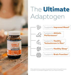 Ashwa-70®: Ashwagandha Extract - 35% Withanolides | Max Strength, Highest Withanolide Concentration - Mood & Performance - Enhanced Absorption with BioPerine® Black Pepper (60 Capsules)