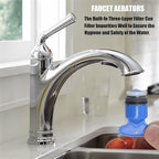 4PCS Faucet Aerator M21.5 Plug-In Faucet Aerator Faucet Restrictor Replacement Parts for Kitchen Bathroom Sink Aerator with Key Removal Wrench Tool 1.8GPM 21.5mm/0.85inch