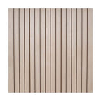 Outwater 4ft Wide x 8ft High x 5/32in Thick Unfinished Maple Veneer Decorative Wall Tambour Panel with 3/4in 30-Degree Groove Slats – Flexible and Customizable for Walls, Ceilings, and More