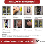 Zero EWH-04 Dual Wrench Socket Removal Tool and Plumber's TOD Style Thermostats Kit