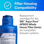 3M Aqua-Pure AP910R Genuine Whole House Sanitary Quick Change Replacement Water Filter for AP902 System, Reduces Sediment
