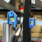 WORKPRO Conduit Bending Level, Small Torpedo Magnetic Level, Bubble Vial for 90° Measurement, Aluminum Alloy Construction, 2.5-inch, Cobalt Blue