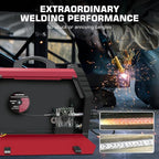 ARCCAPTAIN Mig Welding Wire, Mig Wire ER70S-6 2Lbs Gas Solid Carbon Steel Low Splatter Mig Welding Wire Compatible With Lincoln Miller Forney Harbor Welder 1KG (0.035" 2Lb)