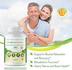 Magnesium Glycinate 400 - Chelated, High Absorption Magnesium for Muscle Relief, Bone & Heart Support -Vegan, Non-GMO, Gluten-Free 120 Tablets (Servings 60, Serving Size (2) 200mg Tablets)