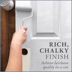 AMY HOWARD AT HOME Chalk-Based One Step Paint for Furniture, Cabinetry, Decor, Finish, and More | No Stripping, Sanding, or Priming | Ultra-Light Base | 32 Ounce | Metropolitan Grey