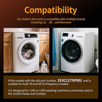 253C1275P001 (Polyv Belt 6:1) Washer Drive Belt Fits for LG, GE, Kenmore Washer and More Replaces EDR5P001X1